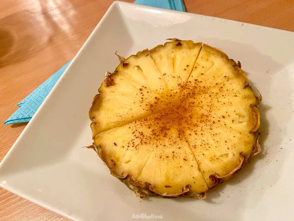 ananas mit zimt