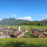 Panorama von Schwarzenberg im Bregenzerwald, Vorarlberg