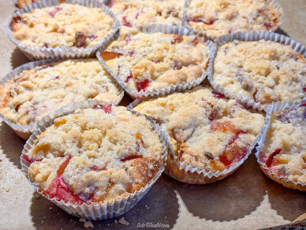 Zwetschgen-Streusel-Muffins mit Buttermilch | Rezept zwetschgen-streusel-muffins rezept
